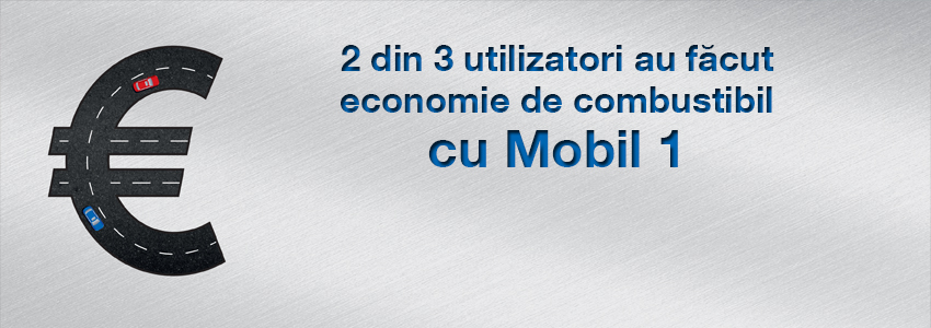 2 din 3 utilizatori au făcut economie de combustibil cu Mobil 1