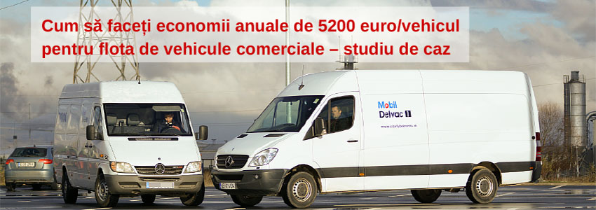 Cum să faceți economii anuale de 5200 euro/vehicul pentru flota de vehicule comerciale