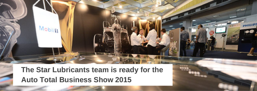 The Star Lubricants team is ready for the Auto Total Business Show 2015