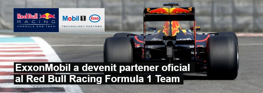 ExxonMobil a devenit partener oficial al Red Bull Racing Formula 1 Team