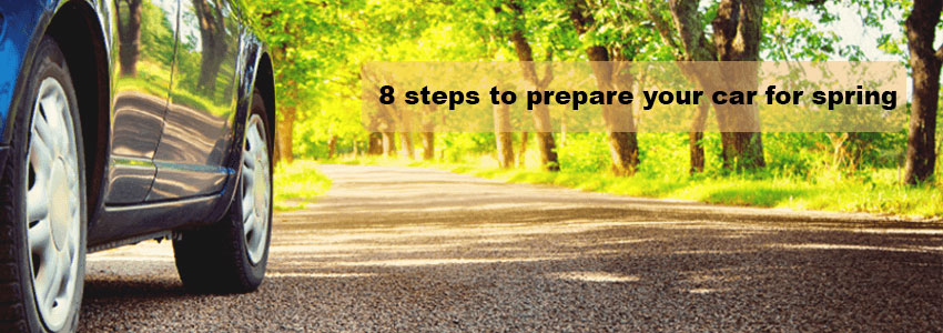 8 steps to prepare your car for spring