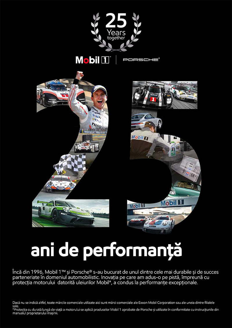 Mobil1 și Porsche - Parteneri în performanță de 25 ani